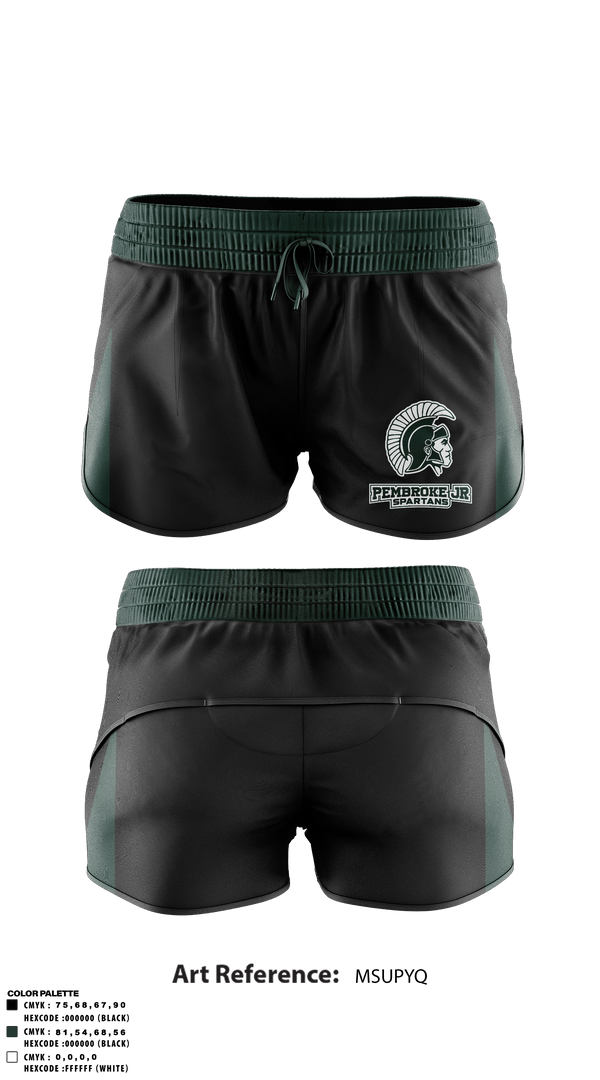 Track Shorts, Pembroke Jr Spartans Cheer, School Spirit Store, Teamtime, Team time, sublimation, custom sports apparel, team uniforms, spirit wear, spiritwear, sports uniforms, custom shirts, team store, custom team store, fundraiser sports, apparel fundraiser