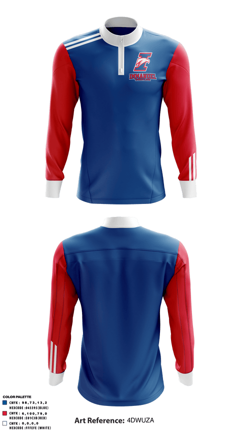 Quarter Zip Jacket, Immanuel High School Wrestling, Wrestling, Teamtime, Team time, sublimation, custom sports apparel, team uniforms, spirit wear, spiritwear, sports uniforms, custom shirts, team store, custom team store, fundraiser sports, apparel fundraiser