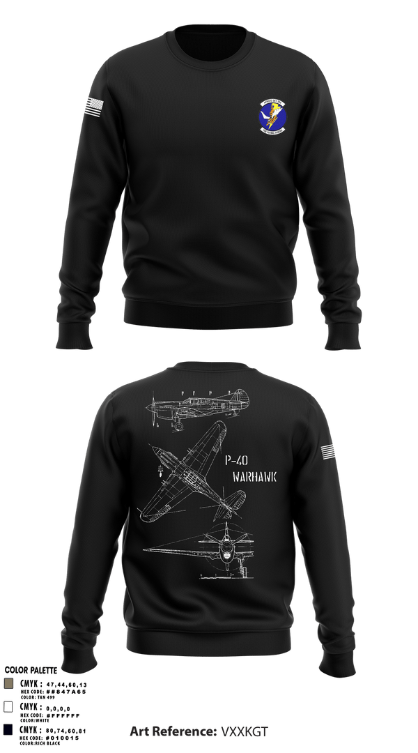 Crew Neck Sweatshirt, Detachment 355, Air Force, Teamtime, Team time, sublimation, custom sports apparel, team uniforms, spirit wear, spiritwear, sports uniforms, custom shirts, team store, custom team store, fundraiser sports, apparel fundraiser