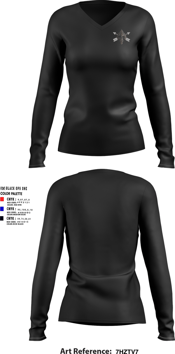 Women's Long Sleeve Vneck Shirt, , Army, Teamtime, Team time, sublimation, custom sports apparel, team uniforms, spirit wear, spiritwear, sports uniforms, custom shirts, team store, custom team store, fundraiser sports, apparel fundraiser