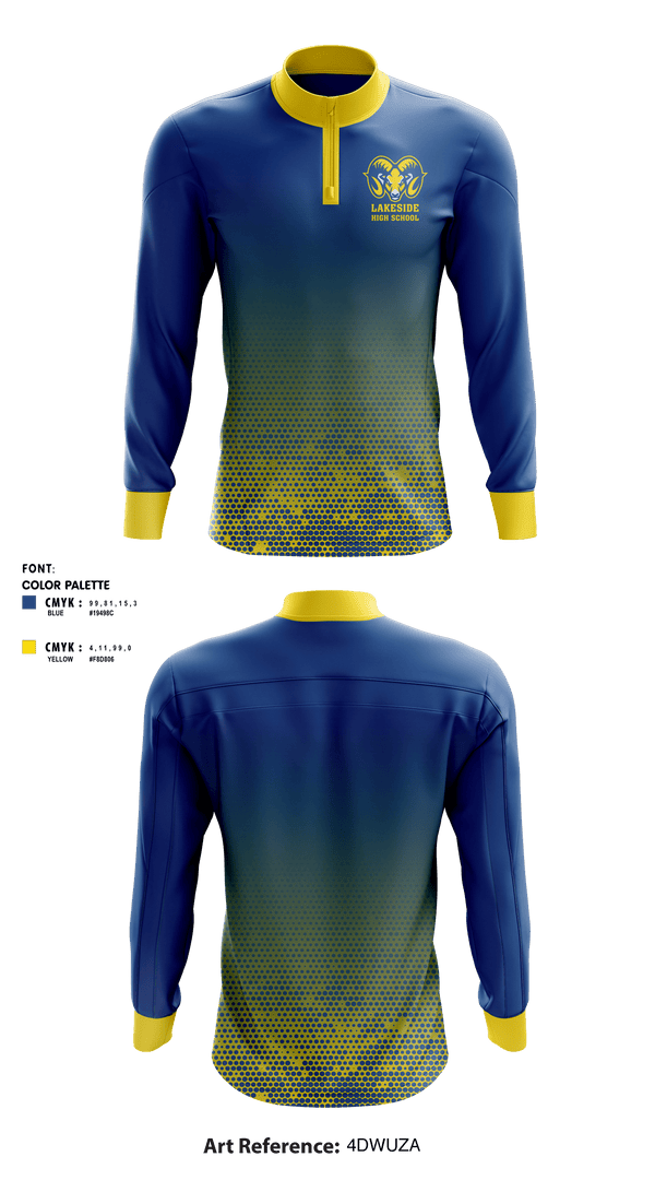 Quarter Zip Jacket, Lakeside High School Arkansas, School Spirit Store, Teamtime, Team time, sublimation, custom sports apparel, team uniforms, spirit wear, spiritwear, sports uniforms, custom shirts, team store, custom team store, fundraiser sports, apparel fundraiser