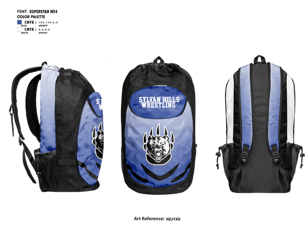 Gear Bag, Sylvan Hills High School Wrestling, Wrestling, Teamtime, Team time, sublimation, custom sports apparel, team uniforms, spirit wear, spiritwear, sports uniforms, custom shirts, team store, custom team store, fundraiser sports, apparel fundraiser