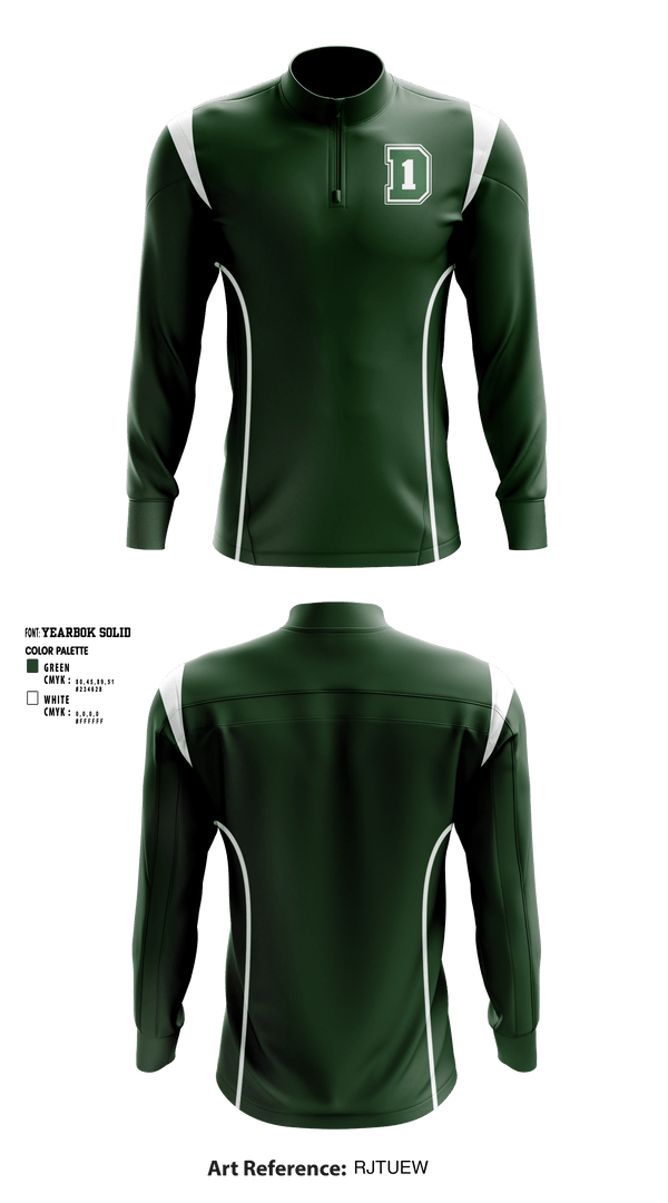 Quarter Zip Jacket, Dartmouth High School, Spirit Store, Teamtime, Team time, sublimation, custom sports apparel, team uniforms, spirit wear, spiritwear, sports uniforms, custom shirts, team store, custom team store, fundraiser sports, apparel fundraiser