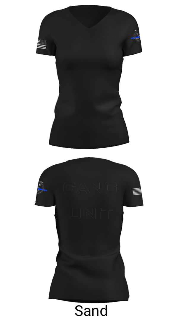 Women's Short Sleeve Vneck Shirt, , Police, Teamtime, Team time, sublimation, custom sports apparel, team uniforms, spirit wear, spiritwear, sports uniforms, custom shirts, team store, custom team store, fundraiser sports, apparel fundraiser