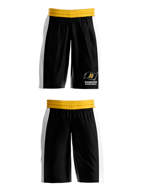 Womens Basketball Shorts, Riverview High School Basketball, Men's Basketball, Teamtime, Team time, sublimation, custom sports apparel, team uniforms, spirit wear, spiritwear, sports uniforms, custom shirts, team store, custom team store, fundraiser sports, apparel fundraiser