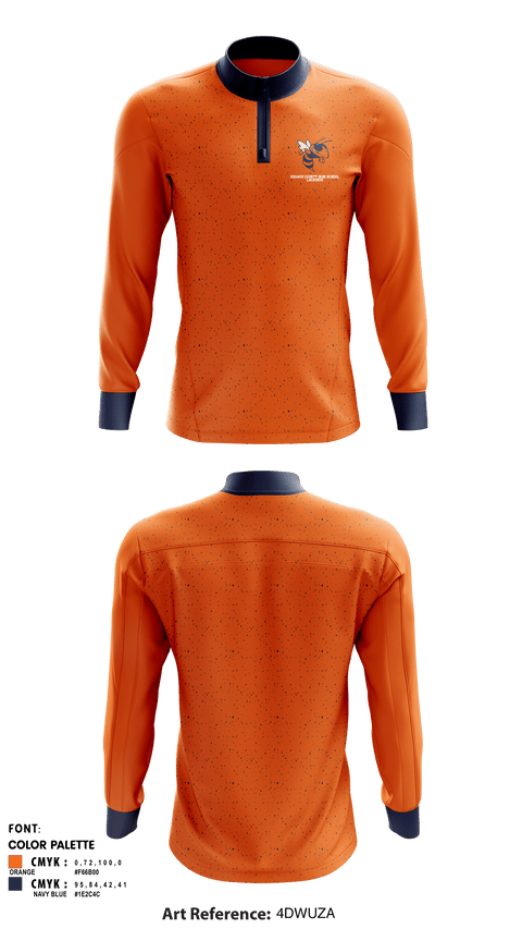 Quarter Zip Jacket, Orange County High School Lacrosse, Men's Lacrosse, Teamtime, Team time, sublimation, custom sports apparel, team uniforms, spirit wear, spiritwear, sports uniforms, custom shirts, team store, custom team store, fundraiser sports, apparel fundraiser