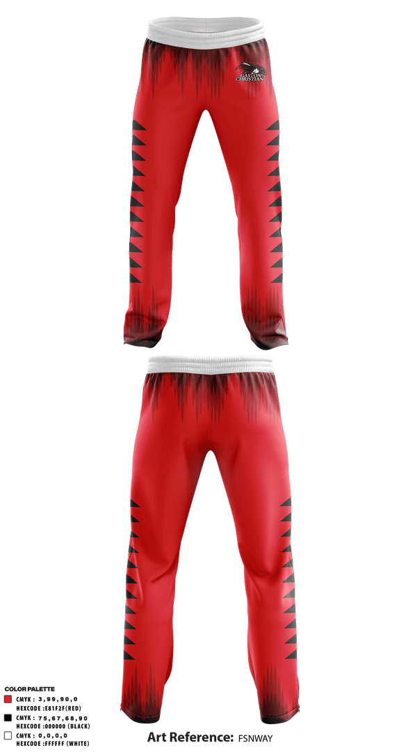 Sweatpants, Gaston Christian School Basketball, Men's Basketball, Teamtime, Team time, sublimation, custom sports apparel, team uniforms, spirit wear, spiritwear, sports uniforms, custom shirts, team store, custom team store, fundraiser sports, apparel fundraiser