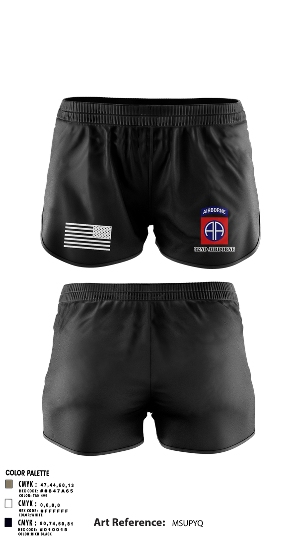 Ranger Panties, 82nd airborne, Army, Teamtime, Team time, sublimation, custom sports apparel, team uniforms, spirit wear, spiritwear, sports uniforms, custom shirts, team store, custom team store, fundraiser sports, apparel fundraiser