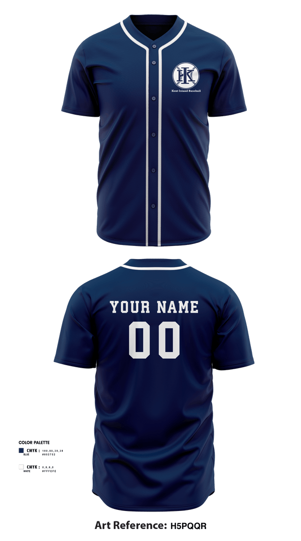 Full Button Baseball Jersey, Kent Island Baseball, Baseball, Teamtime, Team time, sublimation, custom sports apparel, team uniforms, spirit wear, spiritwear, sports uniforms, custom shirts, team store, custom team store, fundraiser sports, apparel fundraiser