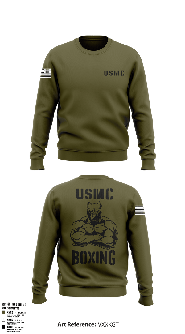 Crew Neck Sweatshirt, , Marines, Teamtime, Team time, sublimation, custom sports apparel, team uniforms, spirit wear, spiritwear, sports uniforms, custom shirts, team store, custom team store, fundraiser sports, apparel fundraiser