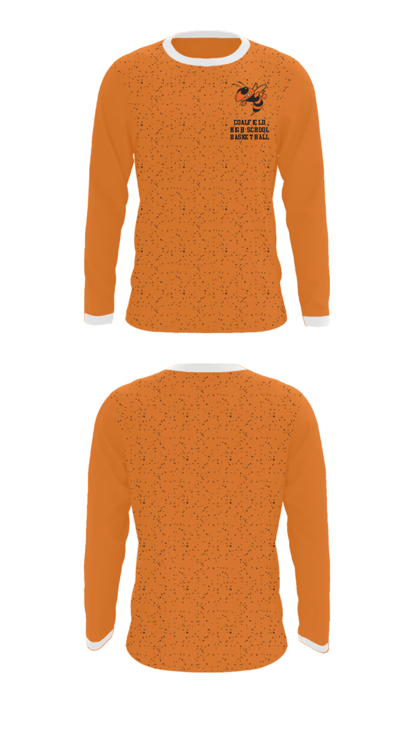 Long Sleeve Performance Shirt, Coalfield High School Basketball, Women's Basketball, Teamtime, Team time, sublimation, custom sports apparel, team uniforms, spirit wear, spiritwear, sports uniforms, custom shirts, team store, custom team store, fundraiser sports, apparel fundraiser