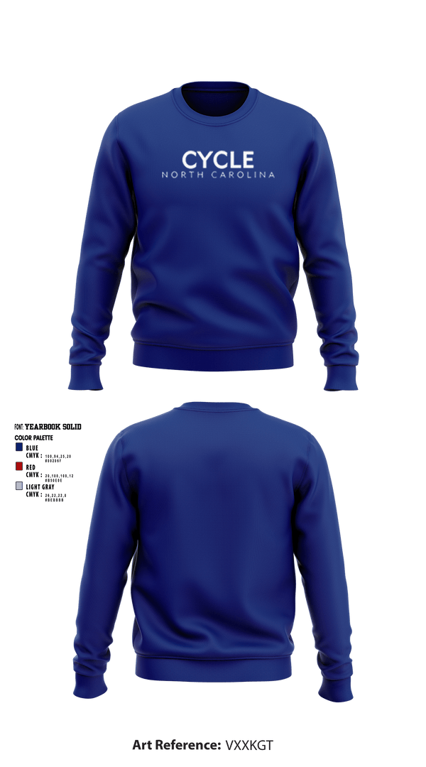 Crew Neck Sweatshirt, North Carolina Amateur Sports, Spirit Store, Teamtime, Team time, sublimation, custom sports apparel, team uniforms, spirit wear, spiritwear, sports uniforms, custom shirts, team store, custom team store, fundraiser sports, apparel fundraiser
