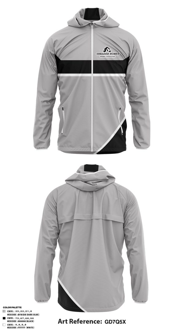 Windbreaker, Shrader HomesShrader Homes, , Teamtime, Team time, sublimation, custom sports apparel, team uniforms, spirit wear, spiritwear, sports uniforms, custom shirts, team store, custom team store, fundraiser sports, apparel fundraiser