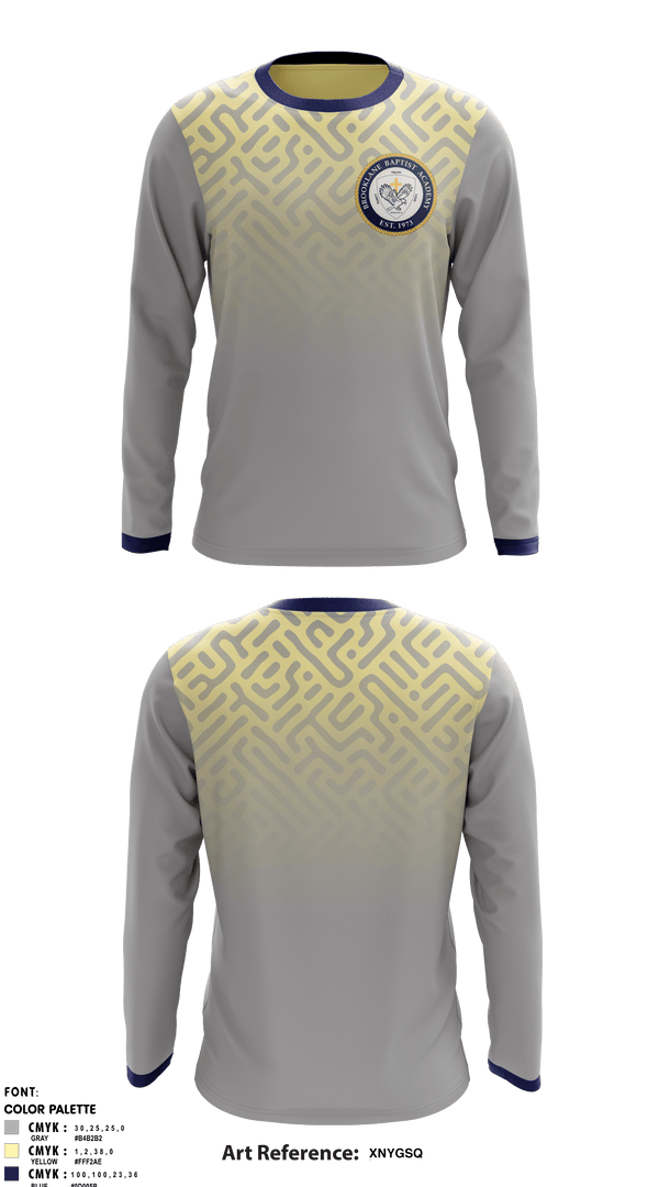 Long Sleeve Performance Shirt, Brooklane Baptist Academy, Spirit Store, Teamtime, Team time, sublimation, custom sports apparel, team uniforms, spirit wear, spiritwear, sports uniforms, custom shirts, team store, custom team store, fundraiser sports, apparel fundraiser