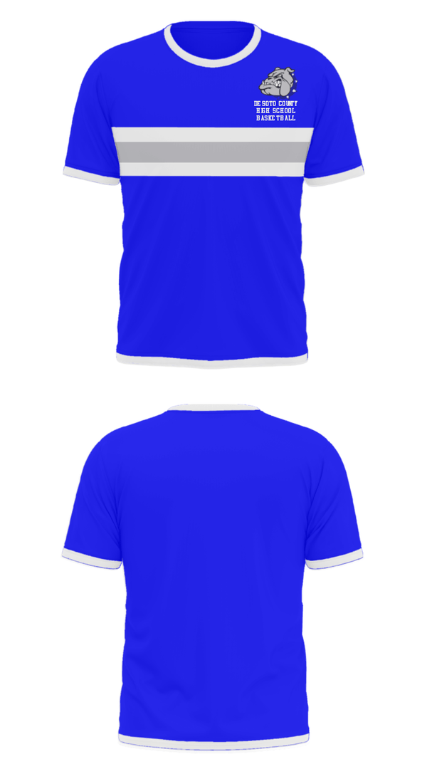 Short Sleeve Performance Shirt, Desoto County High School Basketball, Men's Basketball, Teamtime, Team time, sublimation, custom sports apparel, team uniforms, spirit wear, spiritwear, sports uniforms, custom shirts, team store, custom team store, fundraiser sports, apparel fundraiser