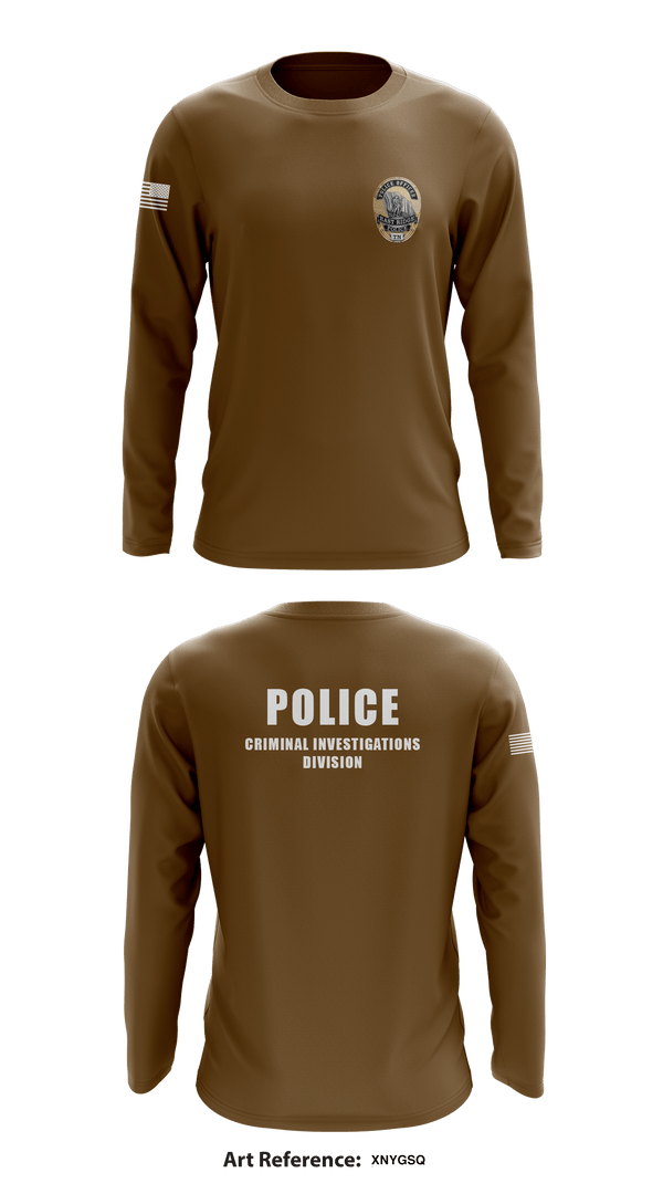 Long Sleeve Performance Shirt, POLICE CRIMINAL INVESTIGATIONS DIVISION, , Teamtime, Team time, sublimation, custom sports apparel, team uniforms, spirit wear, spiritwear, sports uniforms, custom shirts, team store, custom team store, fundraiser sports, apparel fundraiser