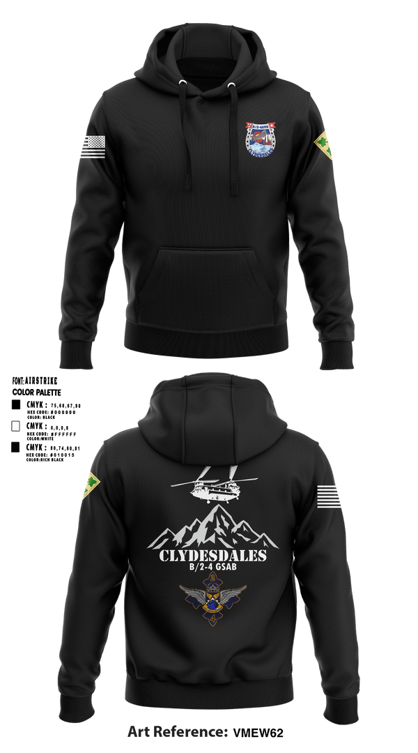 Hoodie, B co. 2-4 GSAB, Army, Teamtime, Team time, sublimation, custom sports apparel, team uniforms, spirit wear, spiritwear, sports uniforms, custom shirts, team store, custom team store, fundraiser sports, apparel fundraiser