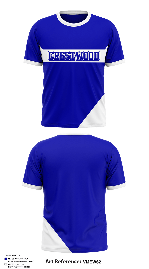 Short Sleeve Performance Shirt, Crestwood Elementary School, Spirit Store, Teamtime, Team time, sublimation, custom sports apparel, team uniforms, spirit wear, spiritwear, sports uniforms, custom shirts, team store, custom team store, fundraiser sports, apparel fundraiser
