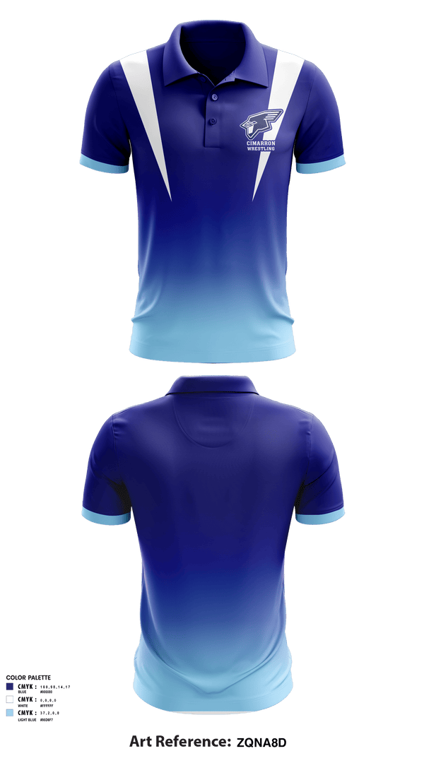 Short Sleeve Performance Polo, Cimarron High School Wrestling, Wrestling, Teamtime, Team time, sublimation, custom sports apparel, team uniforms, spirit wear, spiritwear, sports uniforms, custom shirts, team store, custom team store, fundraiser sports, apparel fundraiser