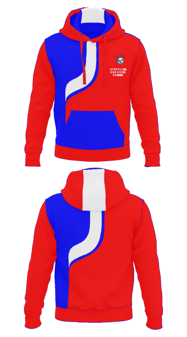 Hoodie, Spotsylvania High School Swimming, Swimming, Teamtime, Team time, sublimation, custom sports apparel, team uniforms, spirit wear, spiritwear, sports uniforms, custom shirts, team store, custom team store, fundraiser sports, apparel fundraiser