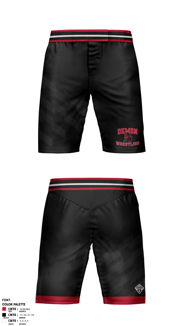 Fight Shorts, Durango HS Wrestling, Wrestling, Teamtime, Team time, sublimation, custom sports apparel, team uniforms, spirit wear, spiritwear, sports uniforms, custom shirts, team store, custom team store, fundraiser sports, apparel fundraiser