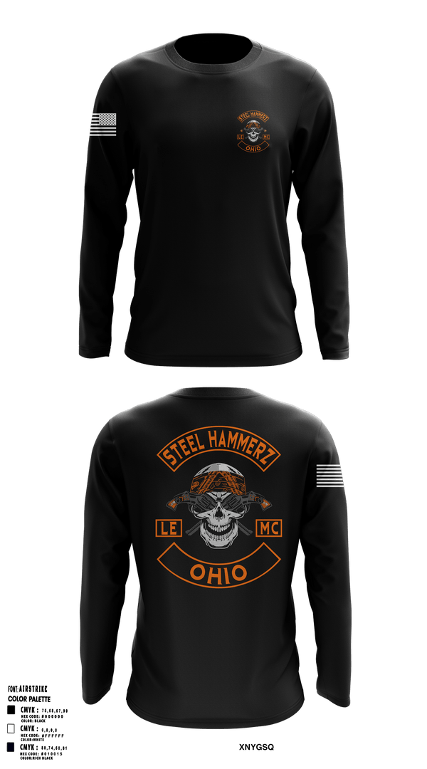 Long Sleeve Performance Shirt, STEEL HAMMERZ, Police, Teamtime, Team time, sublimation, custom sports apparel, team uniforms, spirit wear, spiritwear, sports uniforms, custom shirts, team store, custom team store, fundraiser sports, apparel fundraiser