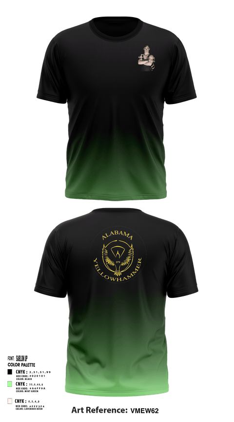 Short Sleeve Performance Shirt, Alabama Yellowhammer Camp579, , Teamtime, Team time, sublimation, custom sports apparel, team uniforms, spirit wear, spiritwear, sports uniforms, custom shirts, team store, custom team store, fundraiser sports, apparel fundraiser