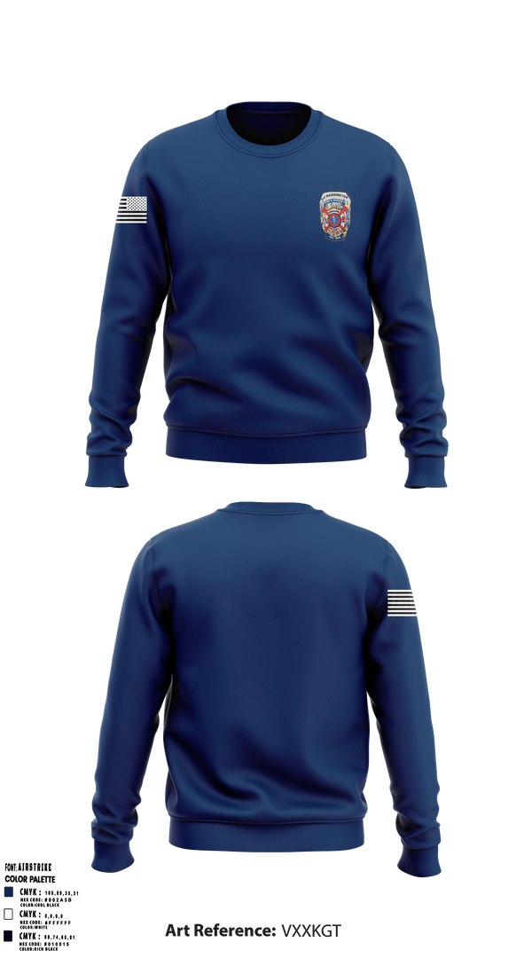 Crew Neck Sweatshirt, , Fire Department, Teamtime, Team time, sublimation, custom sports apparel, team uniforms, spirit wear, spiritwear, sports uniforms, custom shirts, team store, custom team store, fundraiser sports, apparel fundraiser