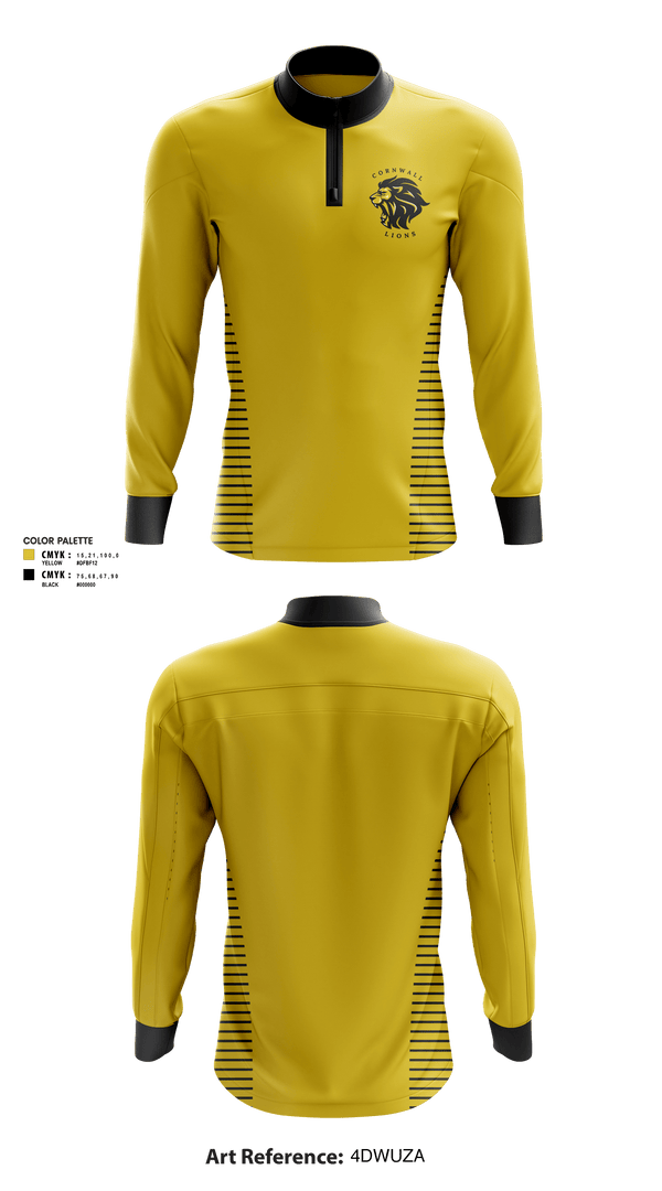 Quarter Zip Jacket, Cornwall And United Counties Basketball Association, Men's Basketball, Teamtime, Team time, sublimation, custom sports apparel, team uniforms, spirit wear, spiritwear, sports uniforms, custom shirts, team store, custom team store, fundraiser sports, apparel fundraiser