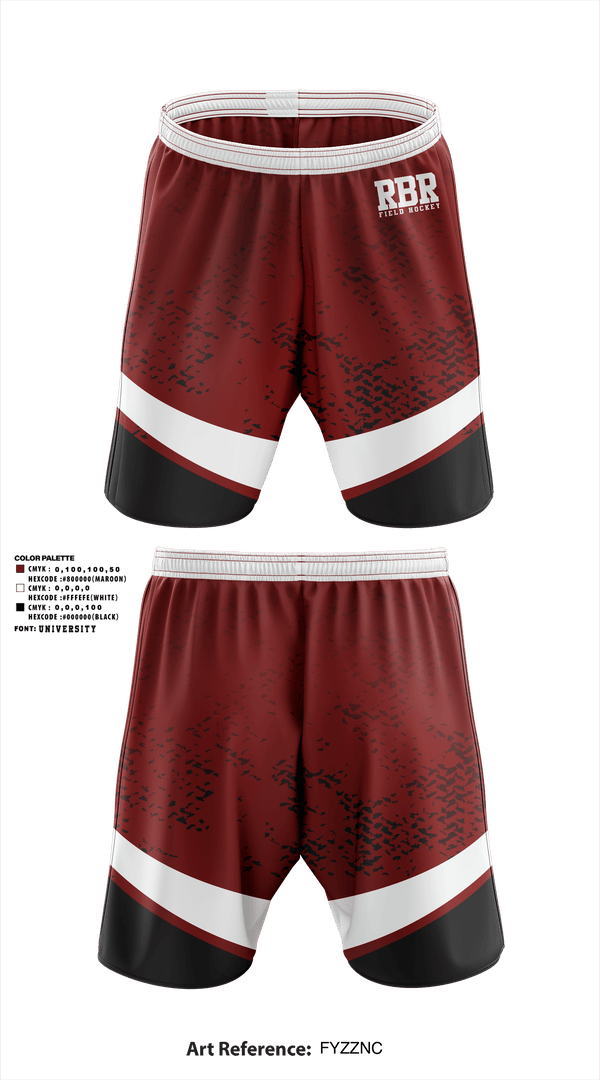 Athletic Shorts With Pockets, RBR Field Hockey, Field Hockey, Teamtime, Team time, sublimation, custom sports apparel, team uniforms, spirit wear, spiritwear, sports uniforms, custom shirts, team store, custom team store, fundraiser sports, apparel fundraiser