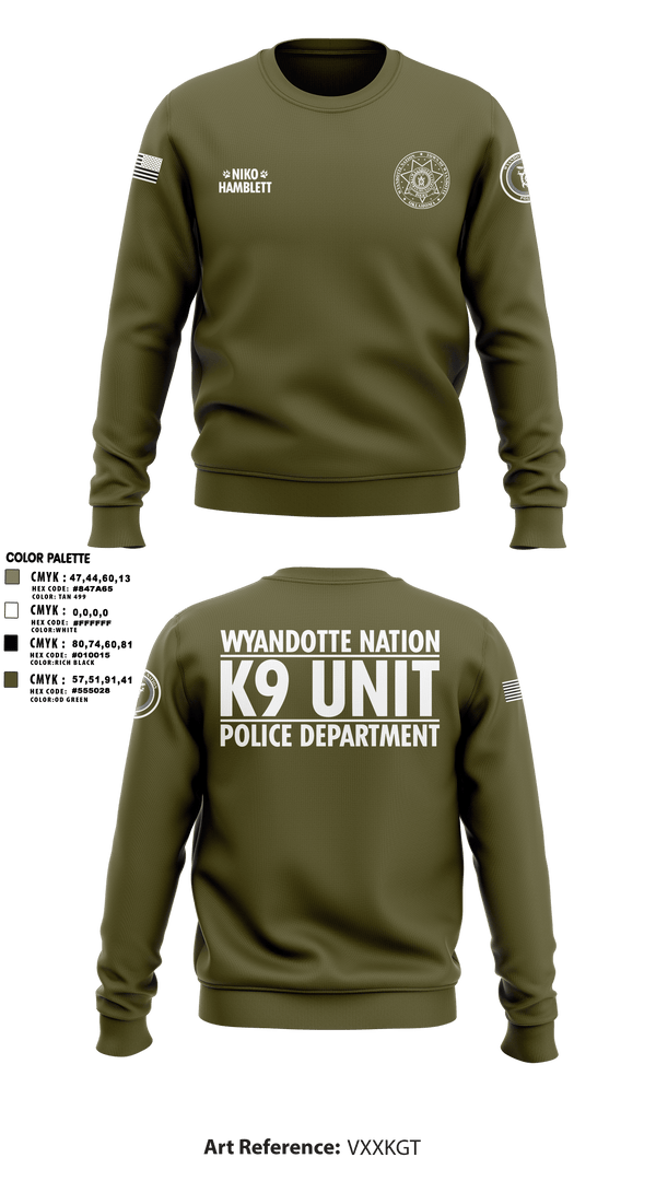 Crew Neck Sweatshirt, , Police, Teamtime, Team time, sublimation, custom sports apparel, team uniforms, spirit wear, spiritwear, sports uniforms, custom shirts, team store, custom team store, fundraiser sports, apparel fundraiser