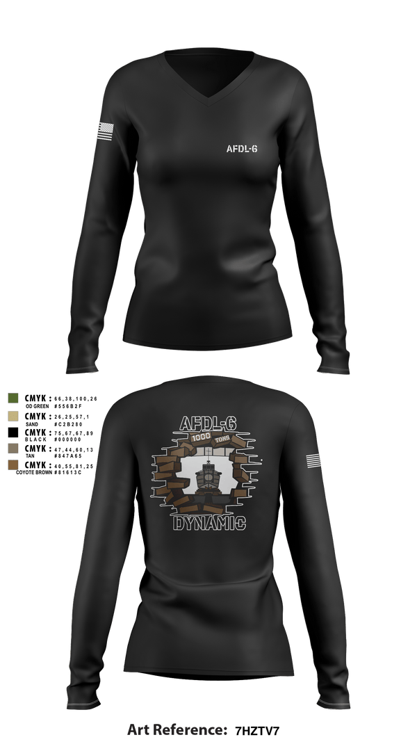 Women's Long Sleeve Vneck Shirt, , Navy, Teamtime, Team time, sublimation, custom sports apparel, team uniforms, spirit wear, spiritwear, sports uniforms, custom shirts, team store, custom team store, fundraiser sports, apparel fundraiser
