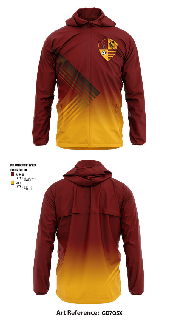Windbreaker, Shadow Ridge High School Soccer, Men's Soccer, Teamtime, Team time, sublimation, custom sports apparel, team uniforms, spirit wear, spiritwear, sports uniforms, custom shirts, team store, custom team store, fundraiser sports, apparel fundraiser