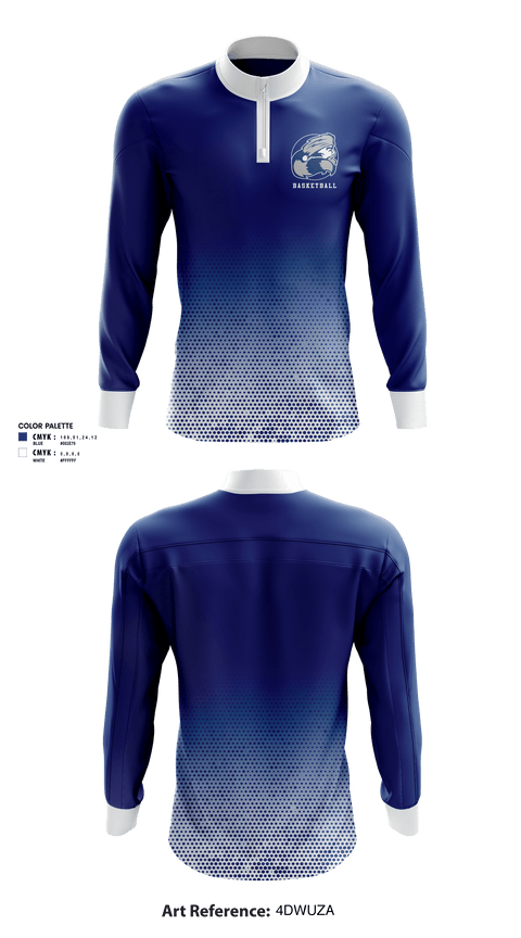 Quarter Zip Jacket, Philipsburg-Osceola High School Basketball, Men's Basketball, Teamtime, Team time, sublimation, custom sports apparel, team uniforms, spirit wear, spiritwear, sports uniforms, custom shirts, team store, custom team store, fundraiser sports, apparel fundraiser