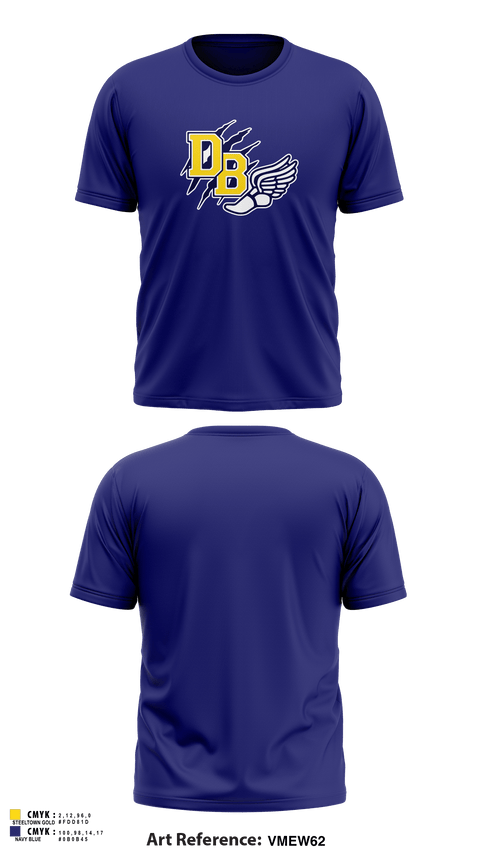 Short Sleeve Performance Shirt, David Brearley High School Track, Track & Field, Teamtime, Team time, sublimation, custom sports apparel, team uniforms, spirit wear, spiritwear, sports uniforms, custom shirts, team store, custom team store, fundraiser sports, apparel fundraiser