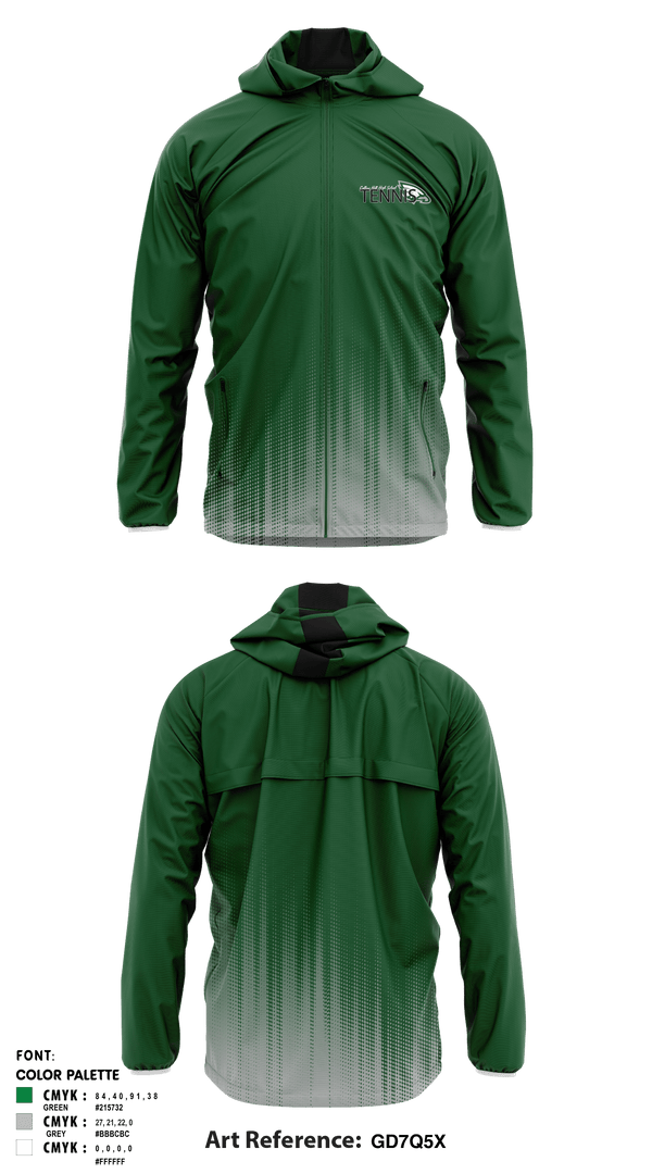 Windbreaker, Collins Hill High School Tennis, Tennis, Teamtime, Team time, sublimation, custom sports apparel, team uniforms, spirit wear, spiritwear, sports uniforms, custom shirts, team store, custom team store, fundraiser sports, apparel fundraiser