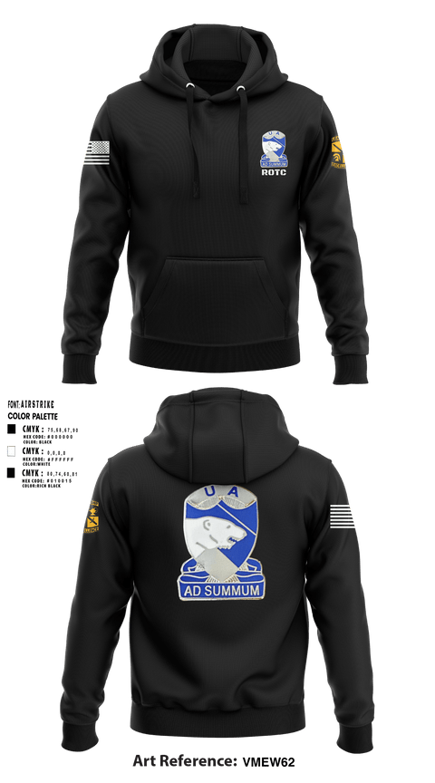 Hoodie, ARMY ROTCARMY ROTC, Army, Teamtime, Team time, sublimation, custom sports apparel, team uniforms, spirit wear, spiritwear, sports uniforms, custom shirts, team store, custom team store, fundraiser sports, apparel fundraiser