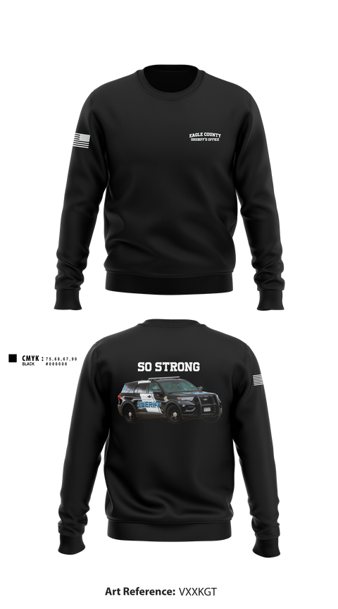 Crew Neck Sweatshirt, Eagle County Sheriff’s Office, , Teamtime, Team time, sublimation, custom sports apparel, team uniforms, spirit wear, spiritwear, sports uniforms, custom shirts, team store, custom team store, fundraiser sports, apparel fundraiser