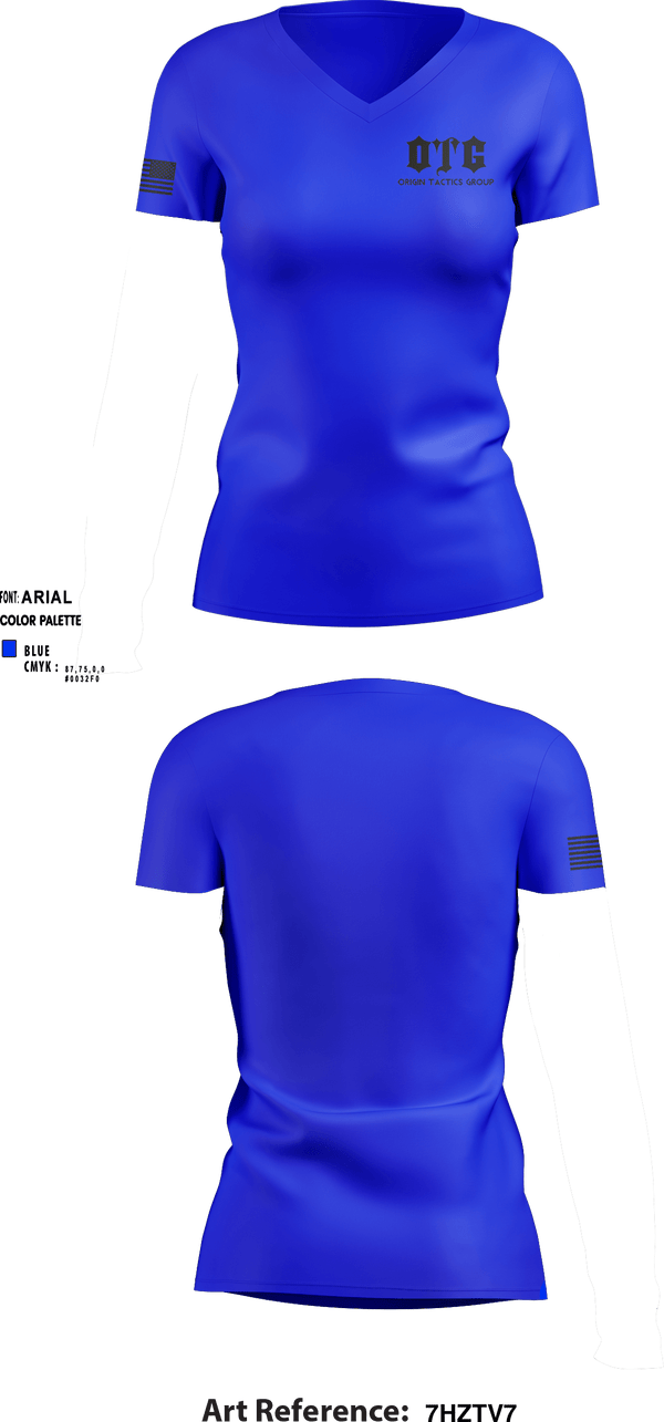 Women's Short Sleeve Vneck Shirt, Origin Tactics Group, , Teamtime, Team time, sublimation, custom sports apparel, team uniforms, spirit wear, spiritwear, sports uniforms, custom shirts, team store, custom team store, fundraiser sports, apparel fundraiser