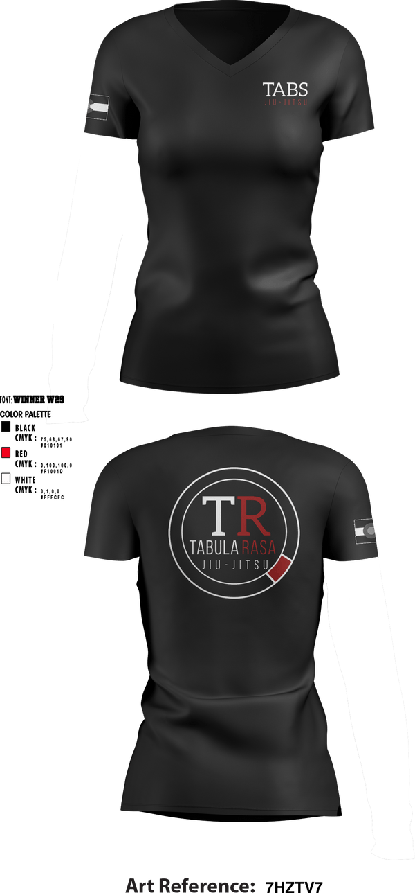 Women's Short Sleeve Vneck Shirt, Tabula Rasa Brazilian Jiu-Jitsu, Wrestling, Teamtime, Team time, sublimation, custom sports apparel, team uniforms, spirit wear, spiritwear, sports uniforms, custom shirts, team store, custom team store, fundraiser sports, apparel fundraiser