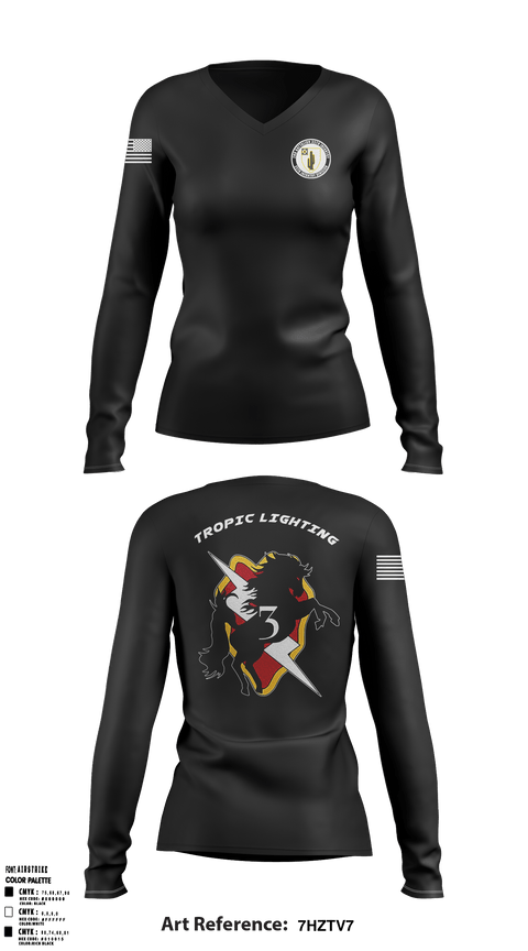 Women's Long Sleeve Vneck Shirt, , Army, Teamtime, Team time, sublimation, custom sports apparel, team uniforms, spirit wear, spiritwear, sports uniforms, custom shirts, team store, custom team store, fundraiser sports, apparel fundraiser