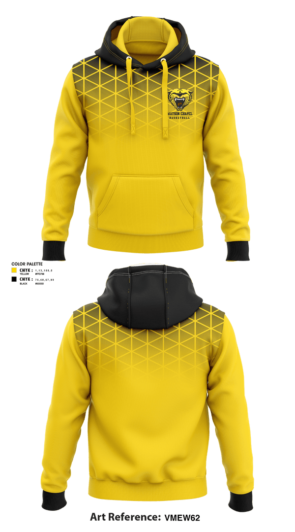 Hoodie, Watson Chapel Junior High School Basketball, Men's Basketball, Teamtime, Team time, sublimation, custom sports apparel, team uniforms, spirit wear, spiritwear, sports uniforms, custom shirts, team store, custom team store, fundraiser sports, apparel fundraiser