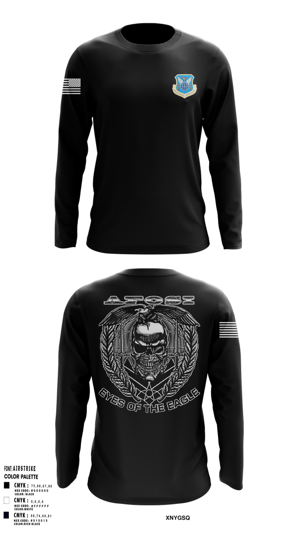 Long Sleeve Performance Shirt, DET 201 OSI, Air Force, Teamtime, Team time, sublimation, custom sports apparel, team uniforms, spirit wear, spiritwear, sports uniforms, custom shirts, team store, custom team store, fundraiser sports, apparel fundraiser