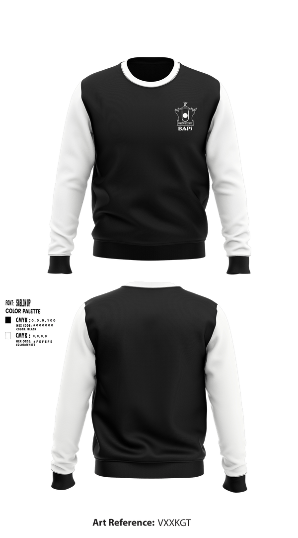 Crew Neck Sweatshirt, Baps, , Teamtime, Team time, sublimation, custom sports apparel, team uniforms, spirit wear, spiritwear, sports uniforms, custom shirts, team store, custom team store, fundraiser sports, apparel fundraiser