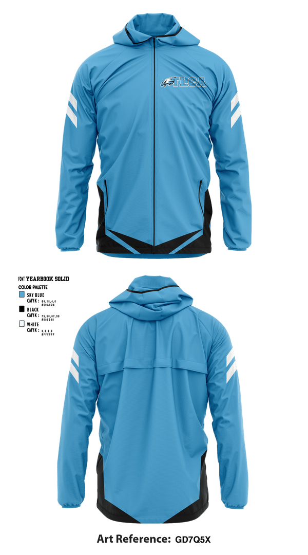 Windbreaker, Texas Leadership Charter Academy, Spirit Store, Teamtime, Team time, sublimation, custom sports apparel, team uniforms, spirit wear, spiritwear, sports uniforms, custom shirts, team store, custom team store, fundraiser sports, apparel fundraiser