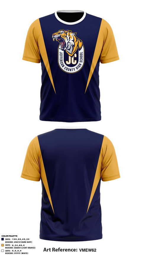 Short Sleeve Performance Shirt, Jefferson County High School Basketball, Women's Basketball, Teamtime, Team time, sublimation, custom sports apparel, team uniforms, spirit wear, spiritwear, sports uniforms, custom shirts, team store, custom team store, fundraiser sports, apparel fundraiser