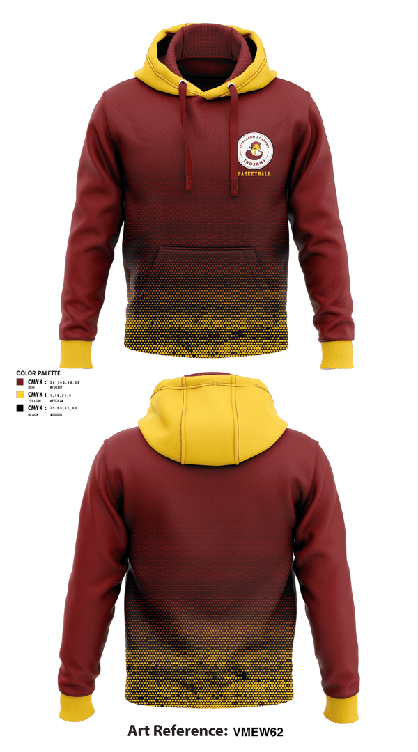 Hoodie, Jefferson Middle School Basketball, Men's Basketball, Teamtime, Team time, sublimation, custom sports apparel, team uniforms, spirit wear, spiritwear, sports uniforms, custom shirts, team store, custom team store, fundraiser sports, apparel fundraiser