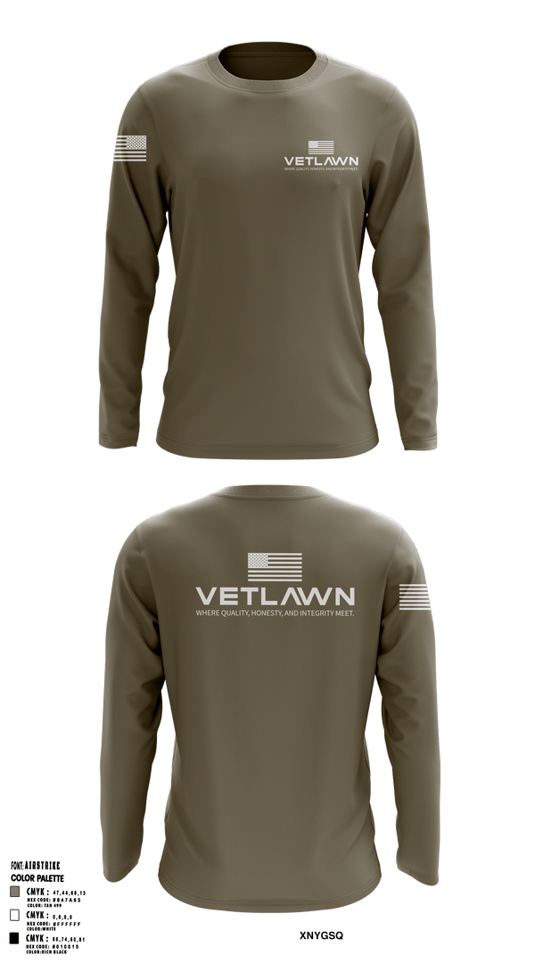 Long Sleeve Performance Shirt, VetLawn, Army, Teamtime, Team time, sublimation, custom sports apparel, team uniforms, spirit wear, spiritwear, sports uniforms, custom shirts, team store, custom team store, fundraiser sports, apparel fundraiser