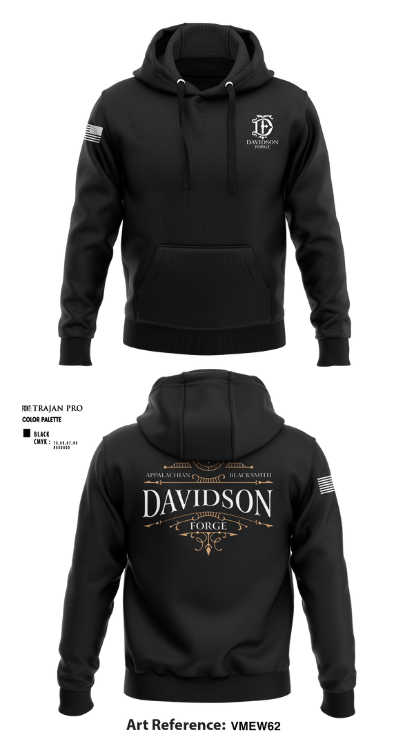 Hoodie, Davidson Forge, , Teamtime, Team time, sublimation, custom sports apparel, team uniforms, spirit wear, spiritwear, sports uniforms, custom shirts, team store, custom team store, fundraiser sports, apparel fundraiser