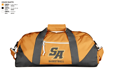 Duffle Bag, Saint Anthony'S High School Basketball, Women's Basketball, Teamtime, Team time, sublimation, custom sports apparel, team uniforms, spirit wear, spiritwear, sports uniforms, custom shirts, team store, custom team store, fundraiser sports, apparel fundraiser